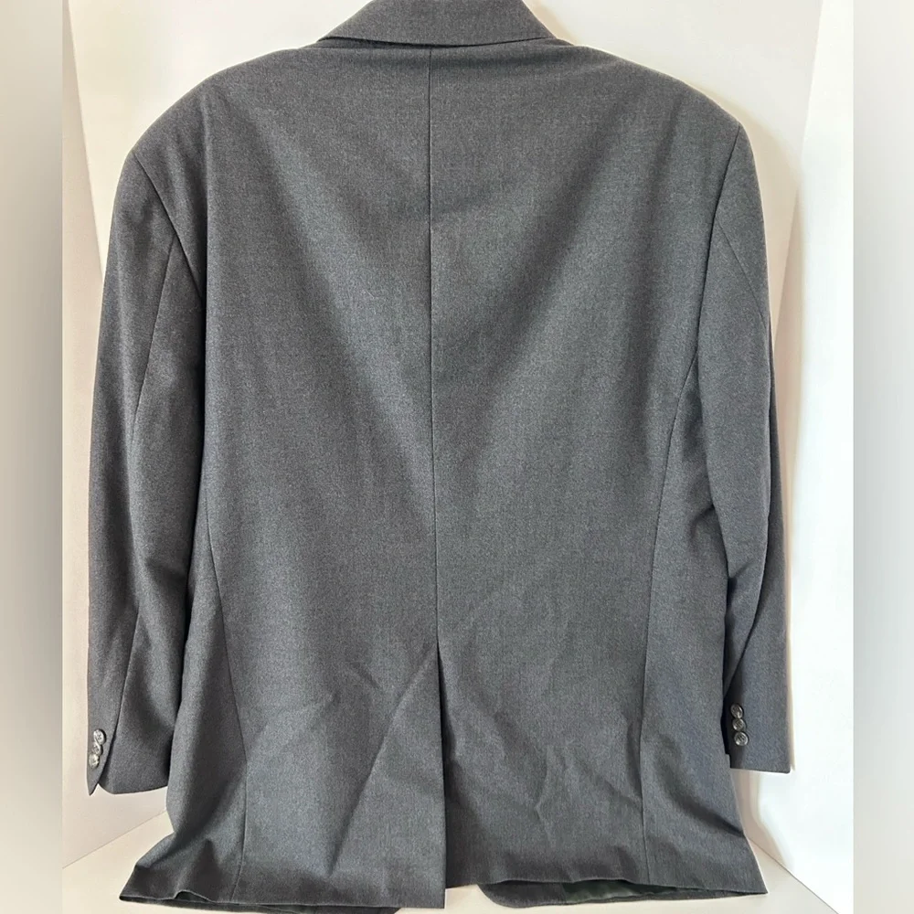 Hickey Freeman for Nordstrom men’s grey 100% wool blazer suit jacket size 43R‎